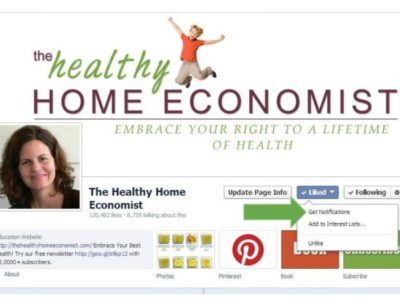 Facebook Changes Again: How to Keep The Healthy Home Economist in Your Newsfeed