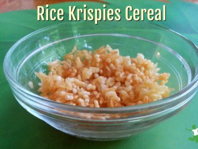 homemade rice krispies in a bowl