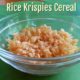 homemade rice krispies in a bowl