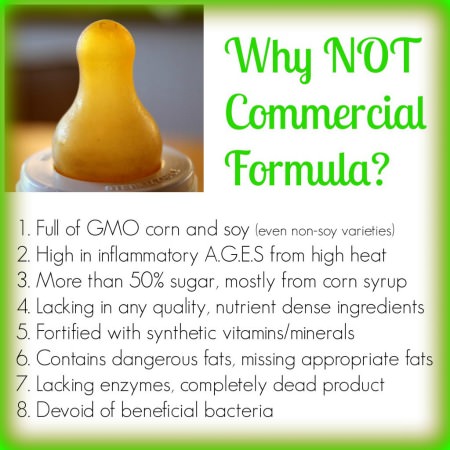 non-dairy homemade formula instead of soy formula