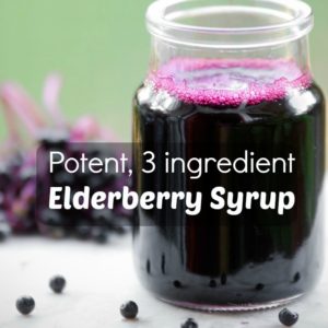 Easy Elderberry Syrup to Beat Colds and Flu - Healthy Home Economist