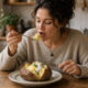 woman eating resistant starch baked potato