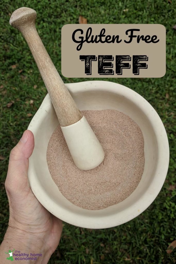 freshly ground teff flour