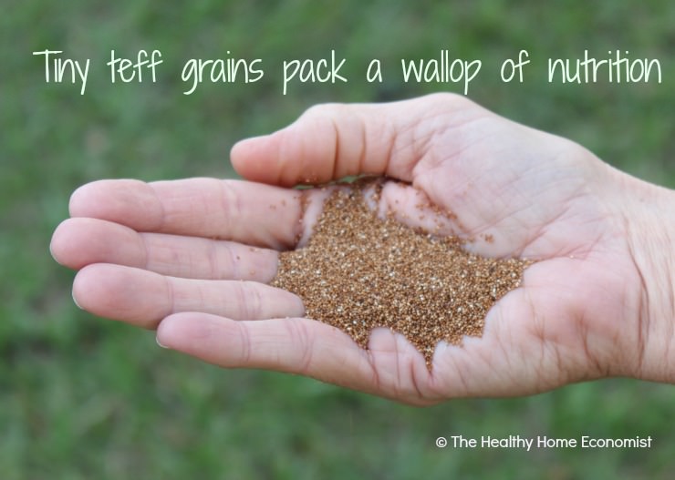 handful of teff grains