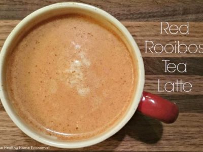 red rooibos tea latte