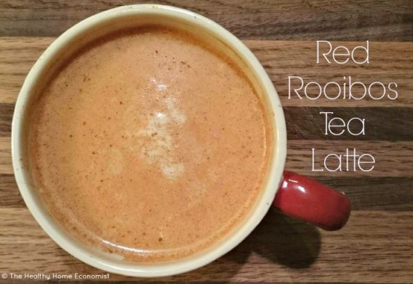 Red Rooibos Latte: Naturally Caffeine Free | The Healthy Home Economist