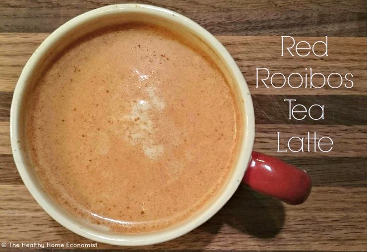 red rooibos latte