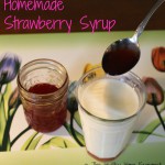 homemade strawberry syrup