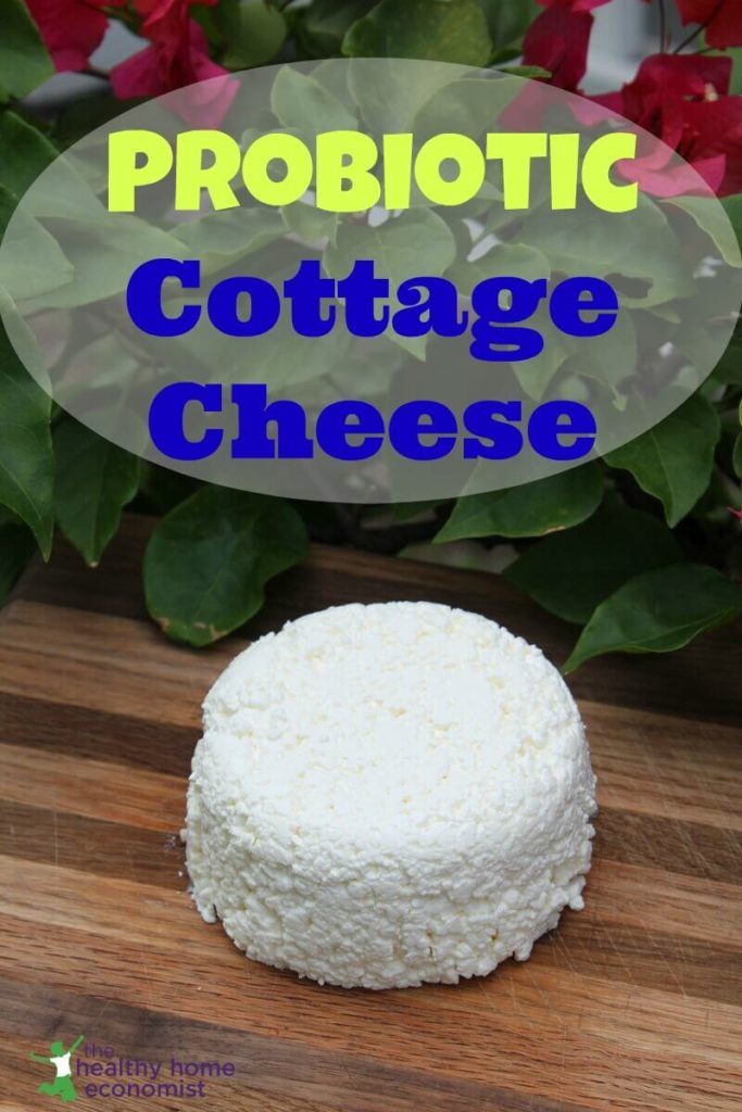 whole milk cottage cheese on a cutting board