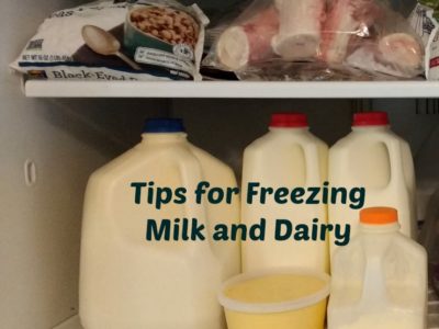 Freezing Milk (and other fresh dairy tips)