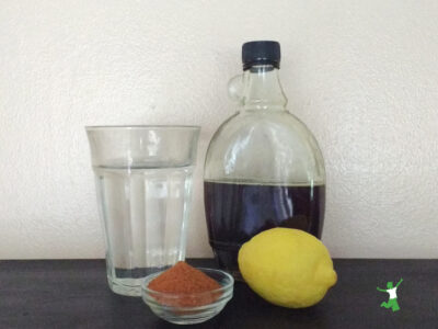 master cleanse ingredients on wood table