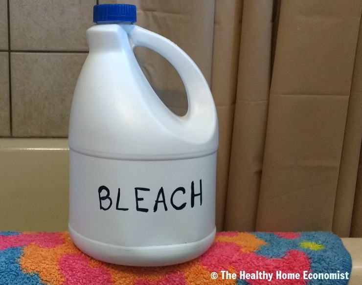 bleach bath warning