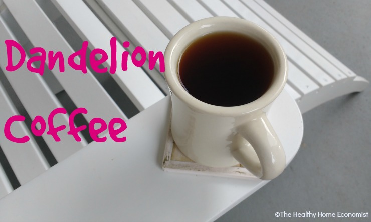 dandelion coffee mug