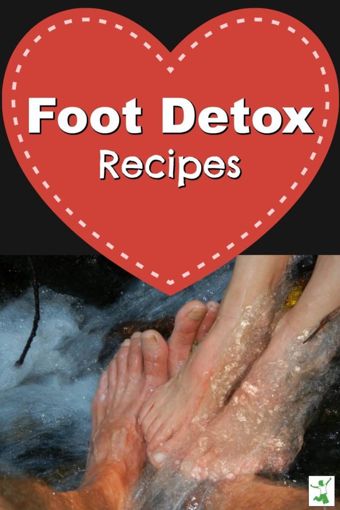 woman and man doing a foot detox together