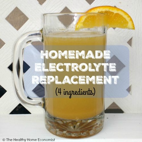 Banyo bir Zamanlar çelenk  Homemade Electrolyte Replacement | Healthy Home Economist