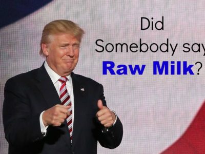 Big Dairy Beware: Donald Trump Drinks Raw Milk!