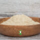 hormone balancing maca powder in a wooden bowl