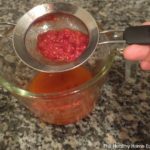 removing seeds from raspberry vinaigrette