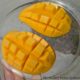 sliced mango