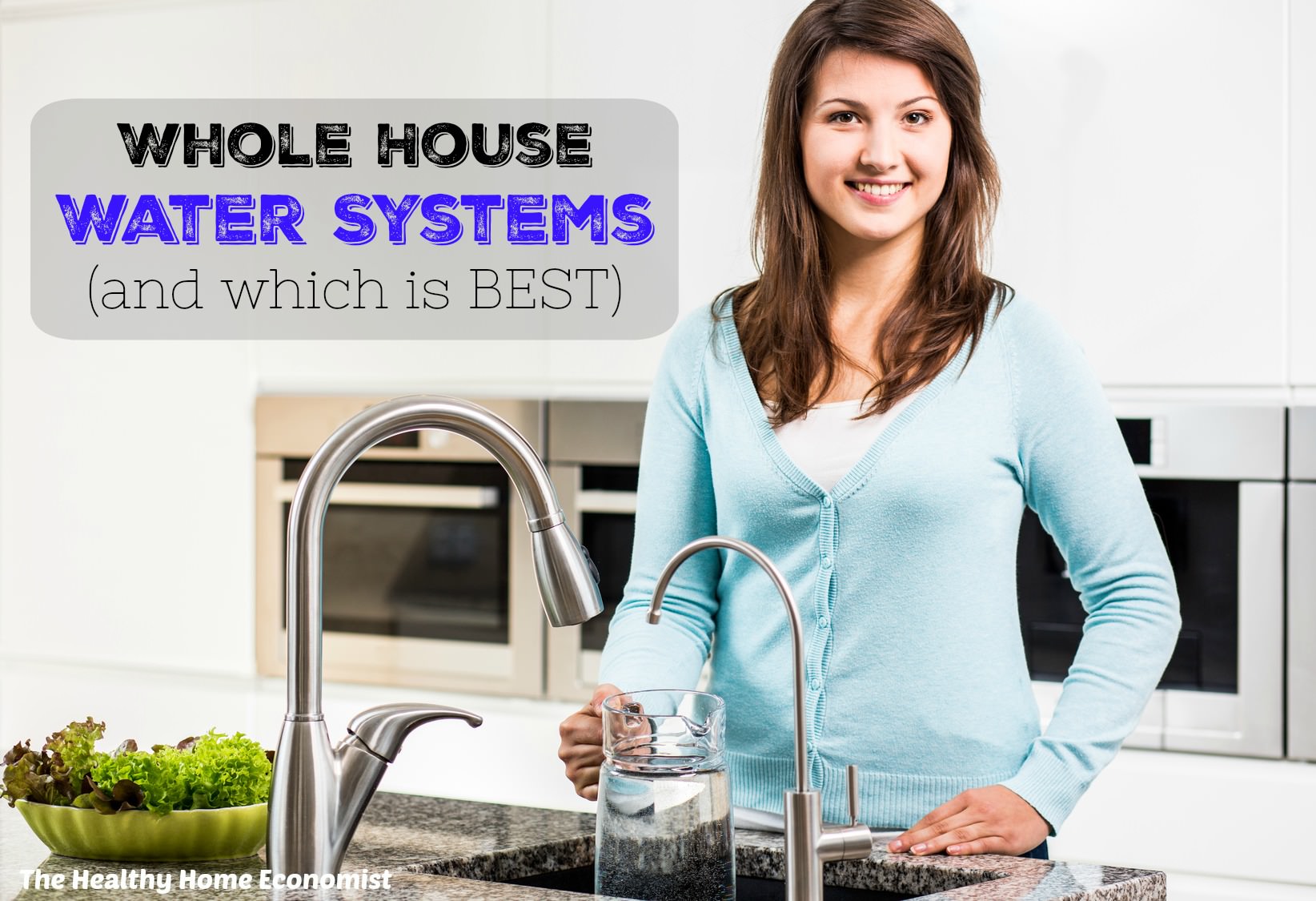 Water purification for a private house 4-5 person