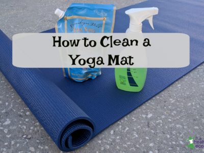 clean a yoga mat