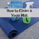 clean a yoga mat