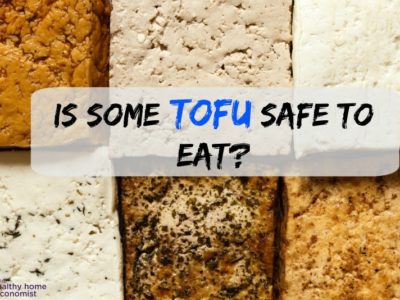 various types of tofu available to eat on a cutting board