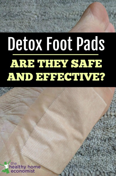 detox pad on a foot sole