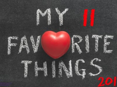 Sarah's 11 Favorite Things - 2017 1