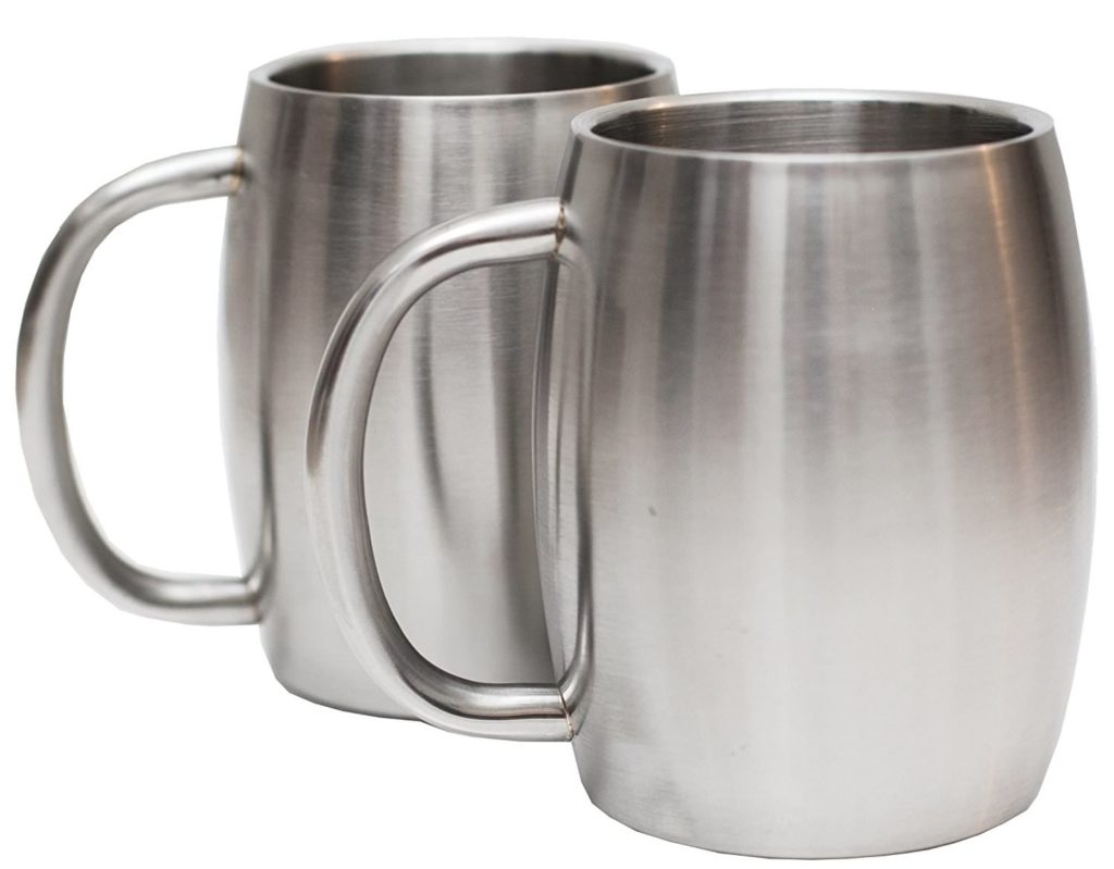 stainless steel mugs