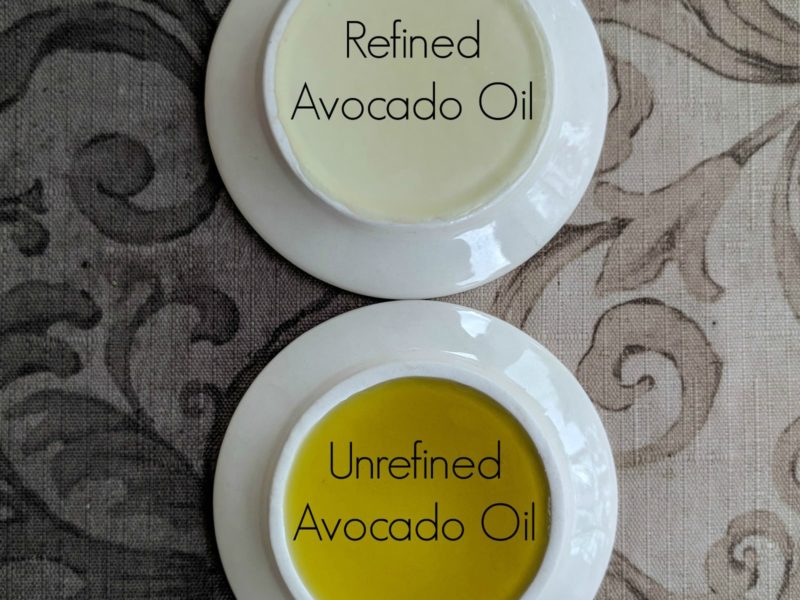 unrefined vs refined avocado oil