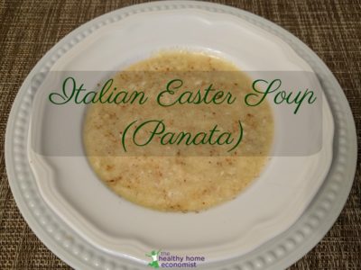 Italian Easter Soup Recipe (Panata)