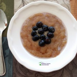 Amaranth Breakfast Porridge | Healthy Home Economist