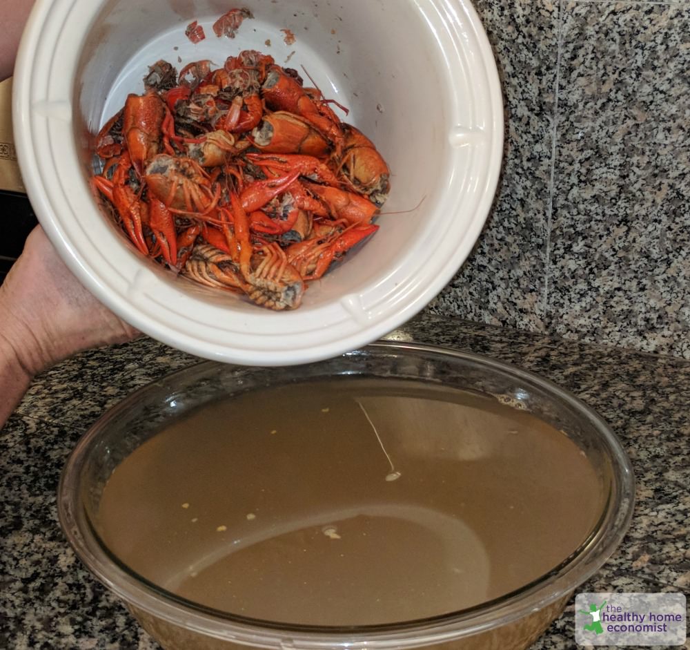 How to Make Crawfish Stock The Healthy Home Economist
