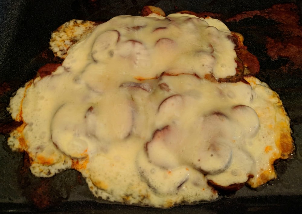 baked eggplant parmesan