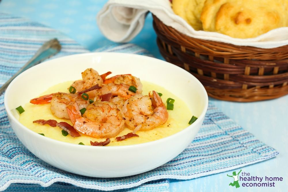 shrimp and grits grain free