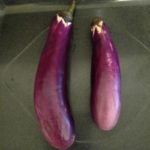 washed Chinese eggplant