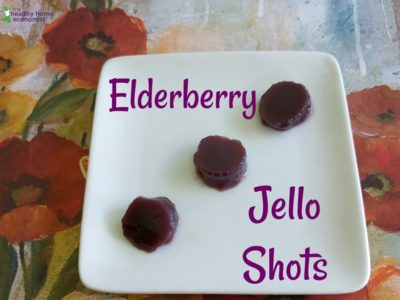 Elderberry Jello Shots