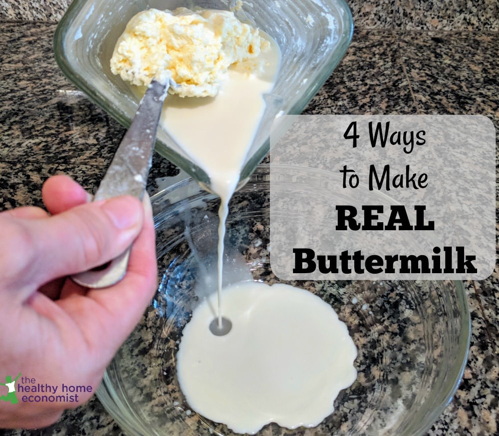 How to Make REAL Buttermilk (29 Easy Methods)  Healthy Home Economist