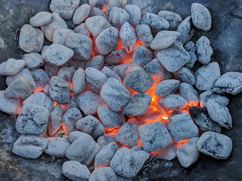 perfect coals for grilling turkey