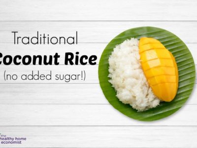 Soaked Coconut Rice Recipe (no added sugar) 2