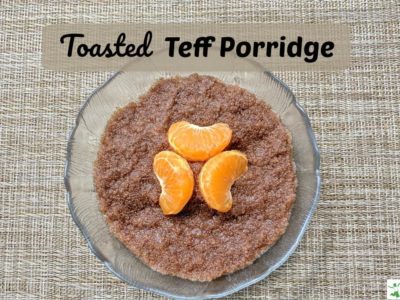 Toasted Teff Porridge Recipe 1