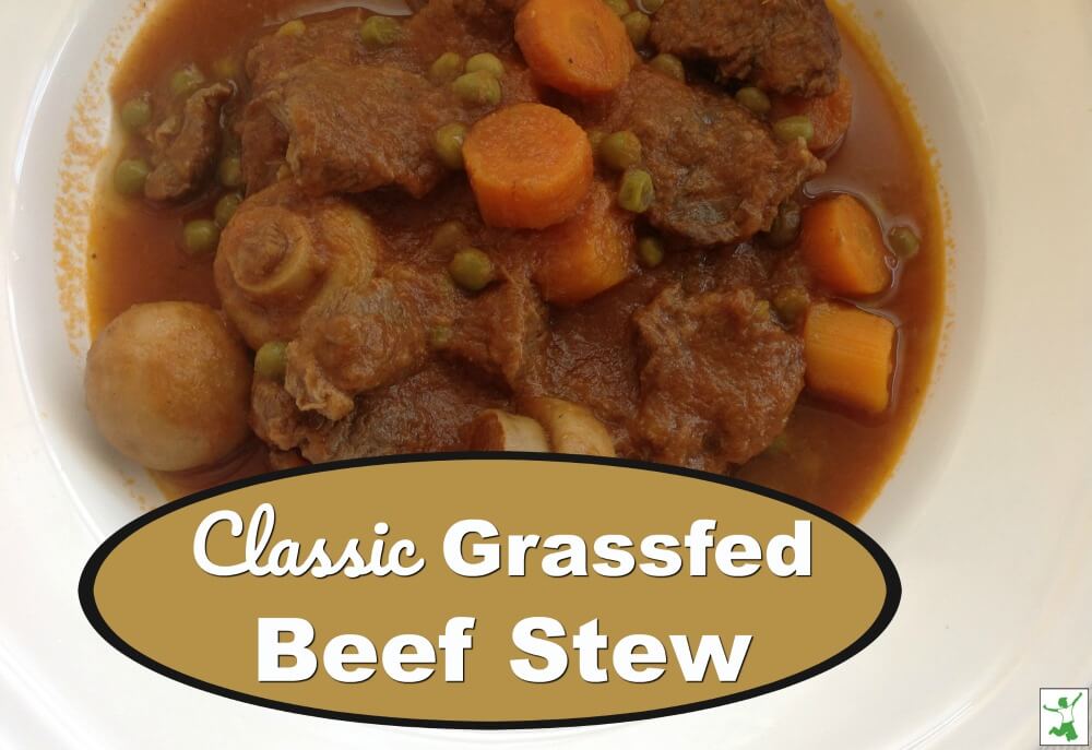 traditional beef stew in gravy in a bowl