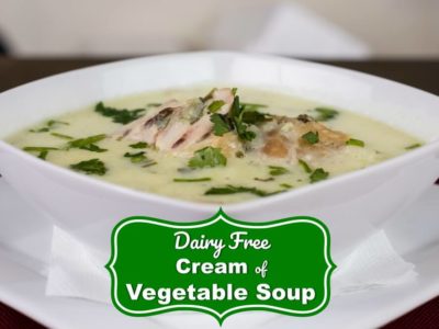 Cream of Vegetable Soup (dairy-free) 1
