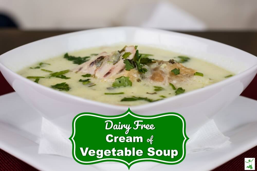 cream of vegetable soup bowl