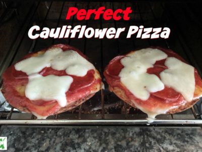 Perfect Cauliflower Pizza Crust (or...how to avoid a soggy mess)