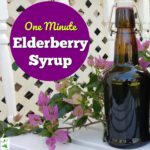 One Minute, No Cook Elderberry Syrup