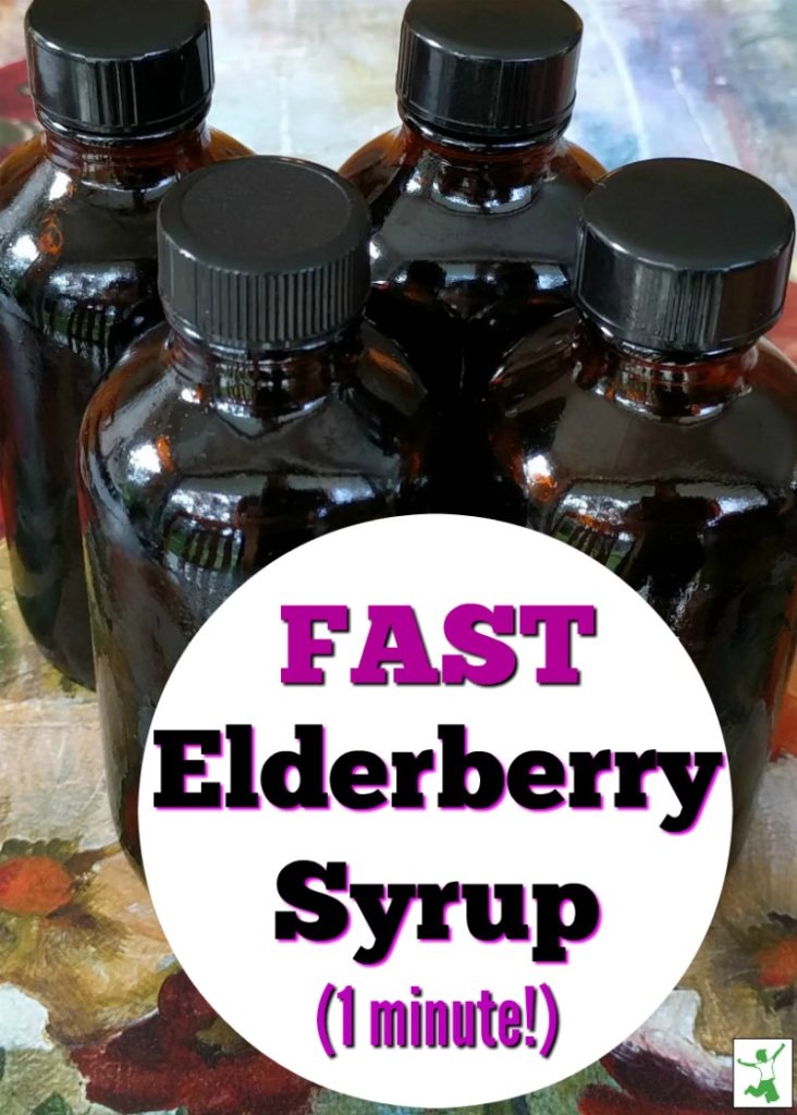 fast DIY elderberry syrup