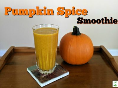 Pumpkin Spice Smoothie in a glass