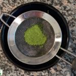 serving of matcha powder